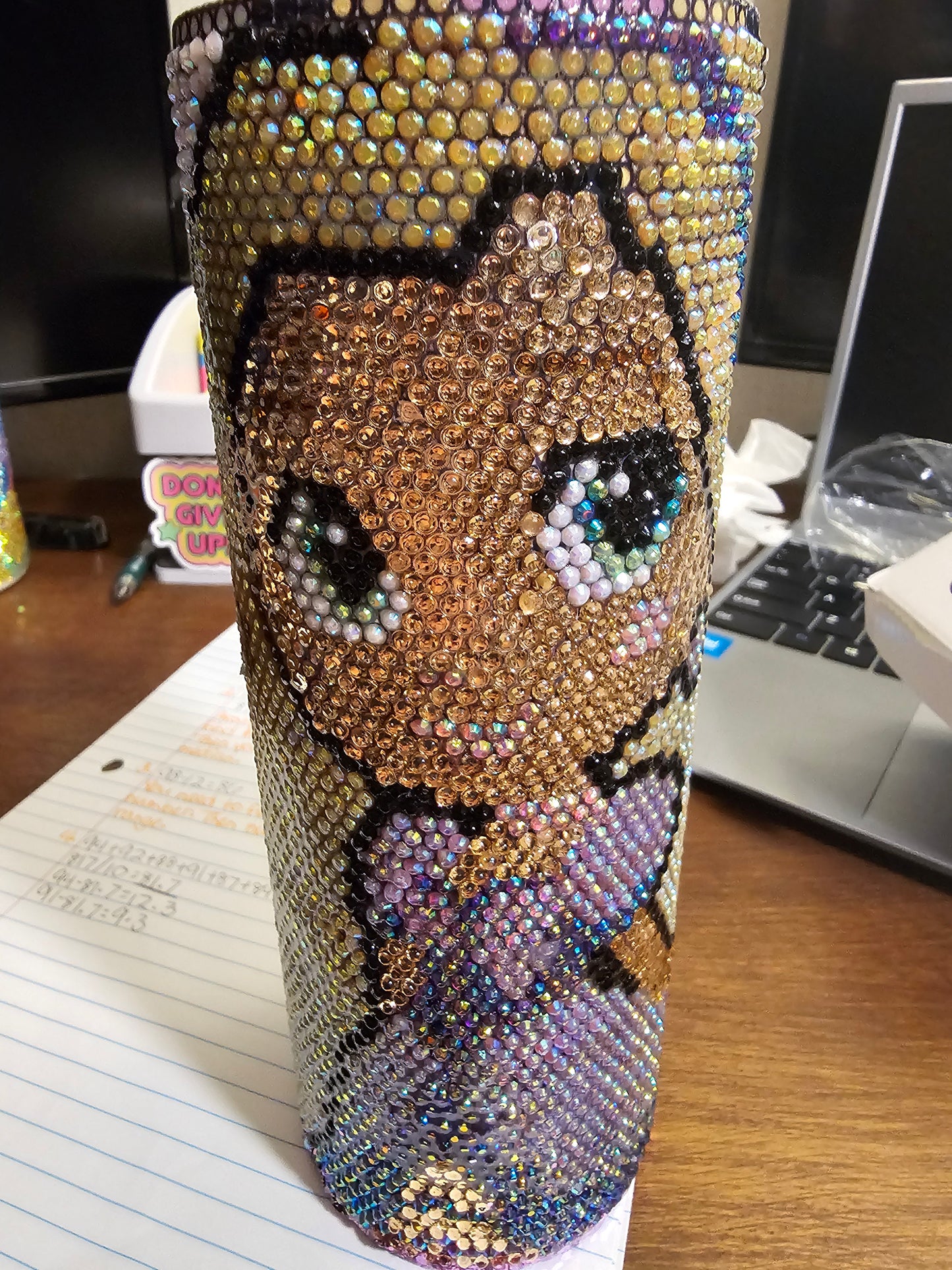 Rapunzel Rhinestone Tumbler