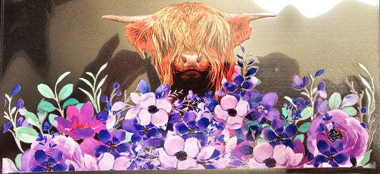 Purple Flower Cow