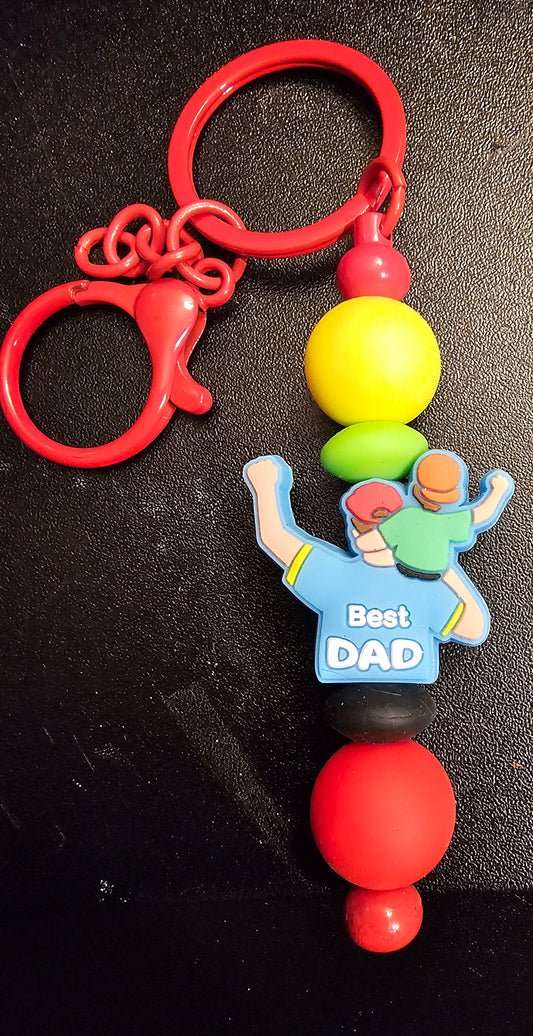 Best Dad Keychain