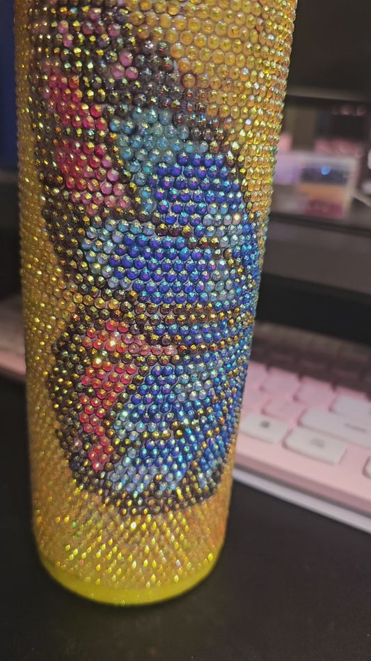 Butterfly and Rose Tumbler